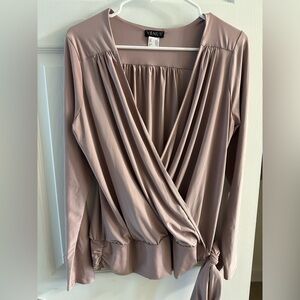 VENUS Women's Blouse - Soft Mauve Wrap